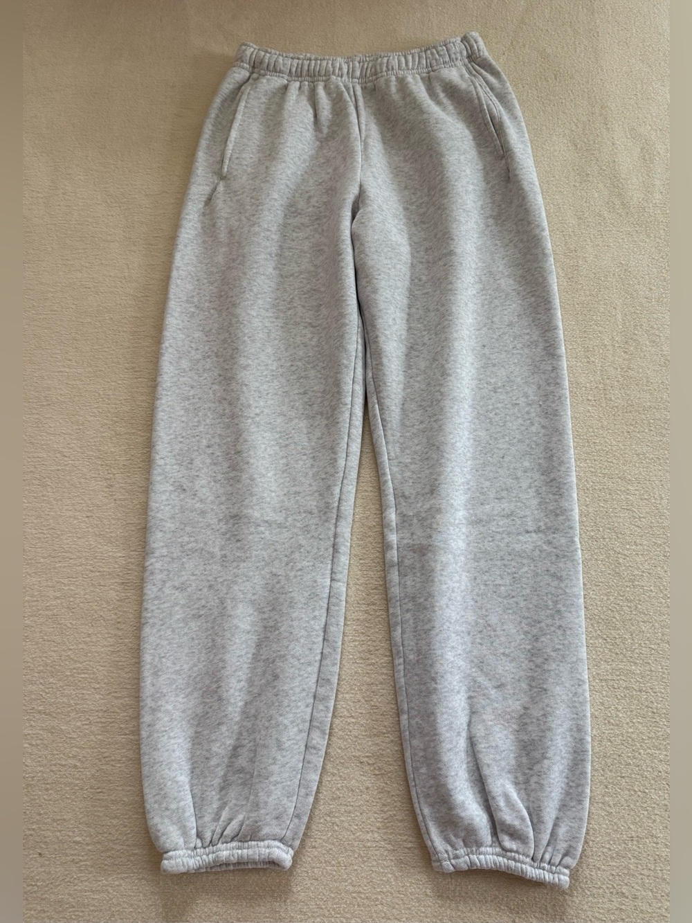 OFFLINE By Aerie Cloud Fleece Baggy Jogger XS Short Light Heather Grey